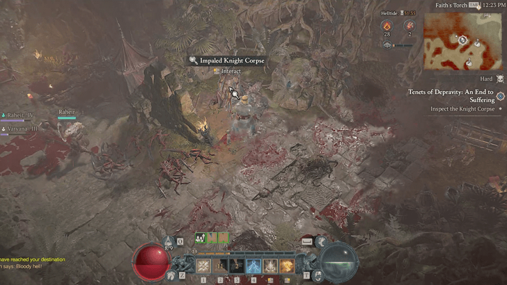 Impaled Knight Corpse