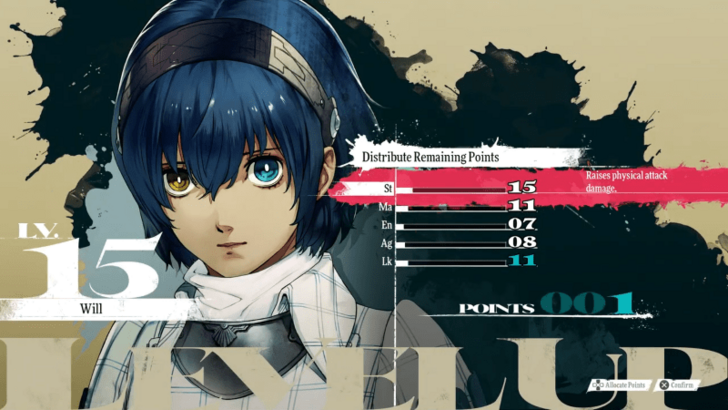 Distribute Points During Level Up