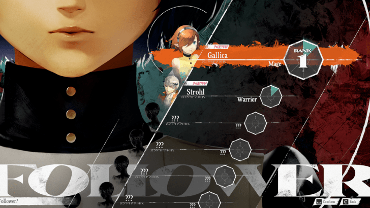 Metaphor ReFantazio Check out Followers in the Menu