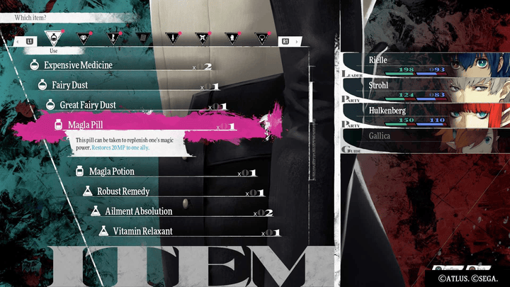 Metaphor: ReFantazio MP Recovery Items