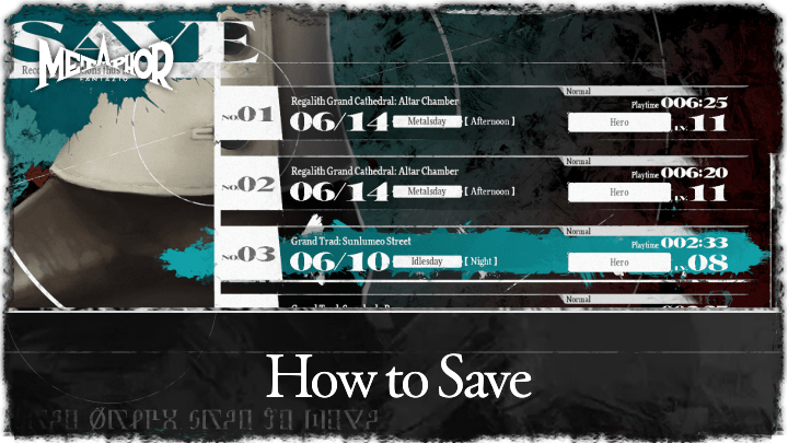 Metaphor ReFantazio How to Save Can You Turn Off Autosave