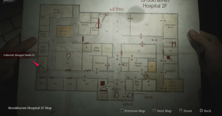 Shotgun ShellsBrookhaven Hospital Map Loc. 5