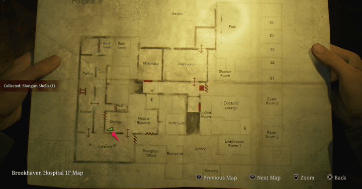 Shotgun ShellsBrookhaven Hospital (Otherworld) Map Loc. 5