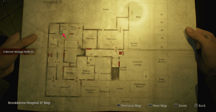 Shotgun Shells Brookhaven Hospital (Otherworld) Map Loc. 7
