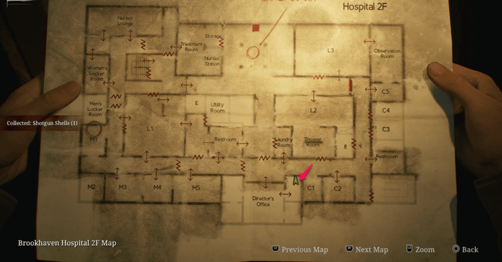 Shotgun Shells Brookhaven Hospital (Otherworld) Map Loc. 9