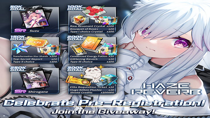 Haze Reverb Preregistration Rewards