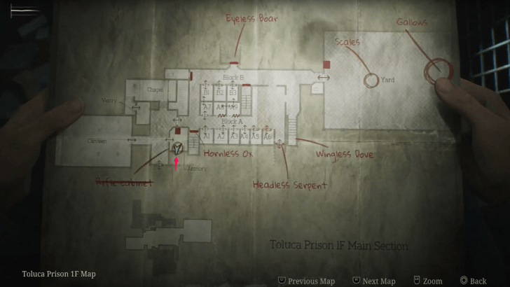 Rifle Rounds Toluca Prison Map Loc. 4