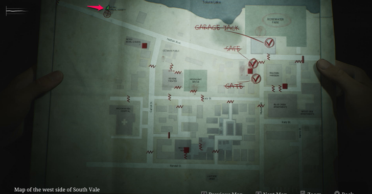 Health Drink South Vale (Otherworld) Map Loc. 11