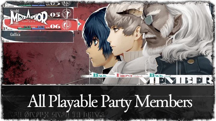 All Playable Party Members | Metaphor: ReFantazio｜Game8