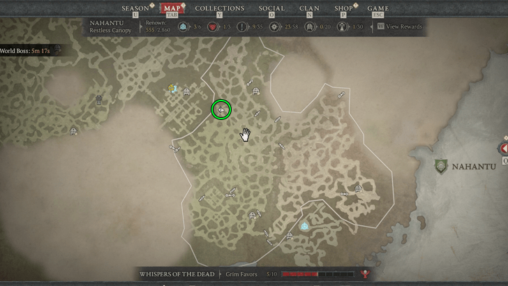 The Ravenous Idol Map Location