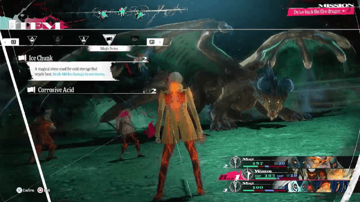 Metaphor ReFantazio - How to Beat Fire Dragon Mauna Ice Chunk