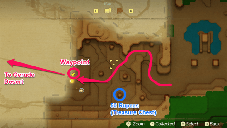 Head to Gerudo Desert Step 4