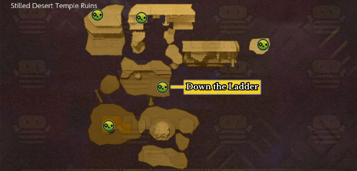 Stilled Desert Temple Ruins