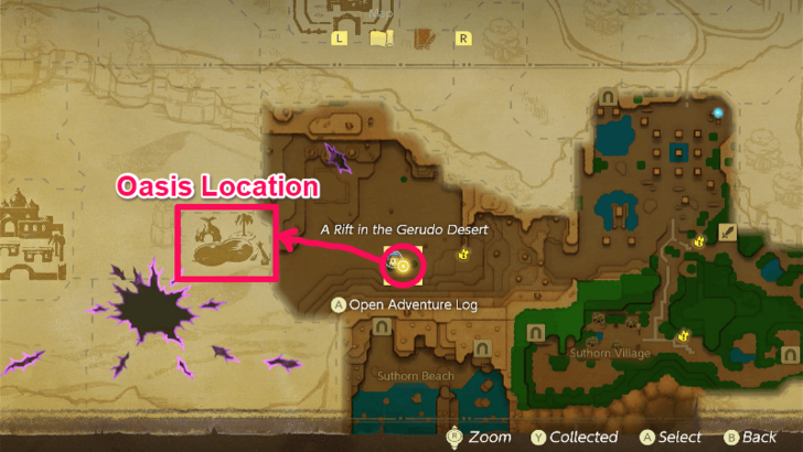 Head to Gerudo Desert Step 5