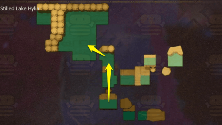 Stilled Lake Hylia Map