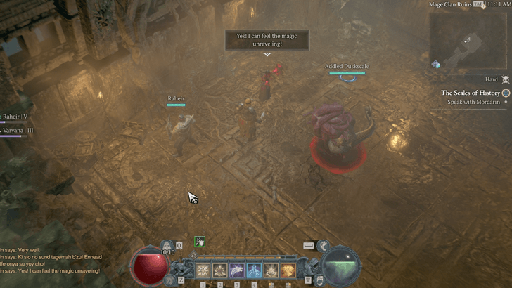 Enter the Mage Clan Ruins