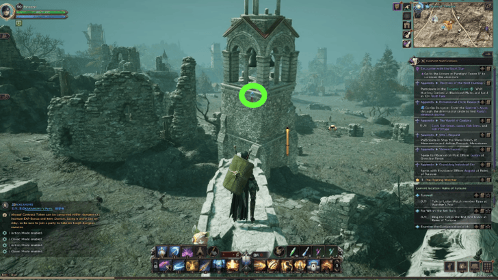 Use the Hook on the Tower