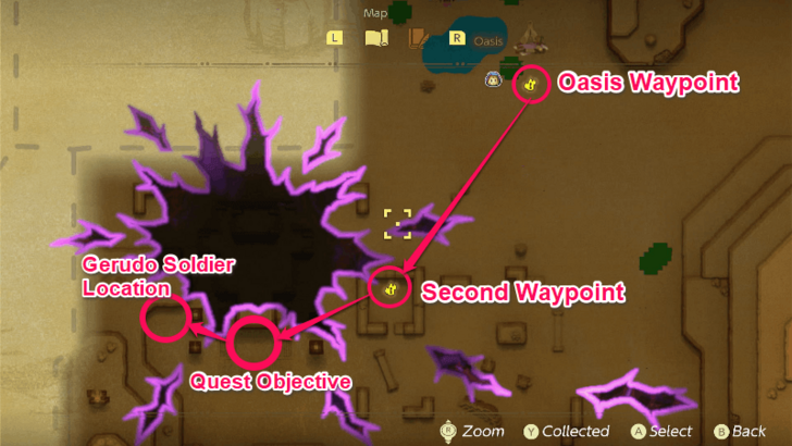 Head to Gerudo Desert Step 6