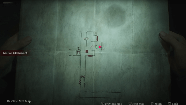 Rifle Rounds The Labyrinth Map Loc. 4