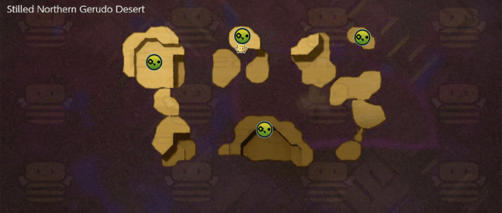 Stilled Northern Gerudo Desert Full Map