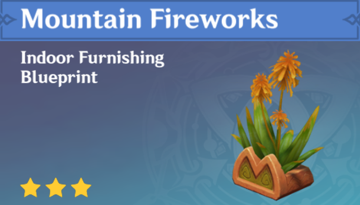 Genshin Impact - How to Get Mountain Fireworks Furnishing