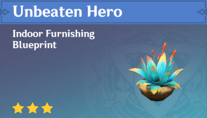 Genshin Impact - How to Get Unbeaten Hero Furnishing