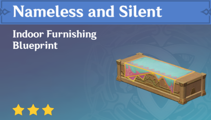 Genshin Impact - How to Get Nameless and Silent Furnishing