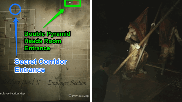 Double Pyramid Heads Location