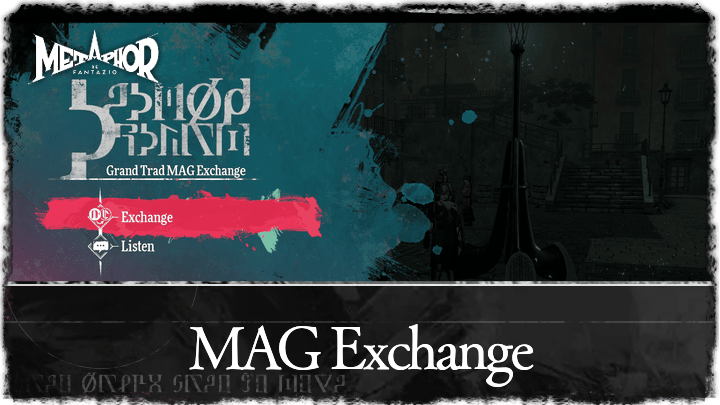 Metaphor ReFantazio - MAG Exchange Banner