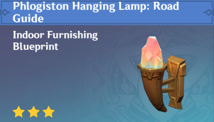 Genshin Impact - How to Get Phlogiston Hanging Lamp: Road Guide Furnishing
