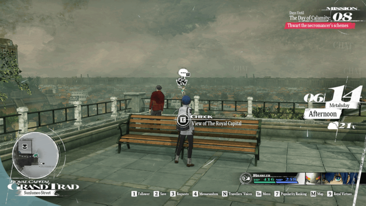 Metaphor Refantazio - Wisdom Increase Bench