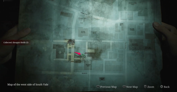 Shotgun Shells South Vale (Otherworld) Map Loc. 1