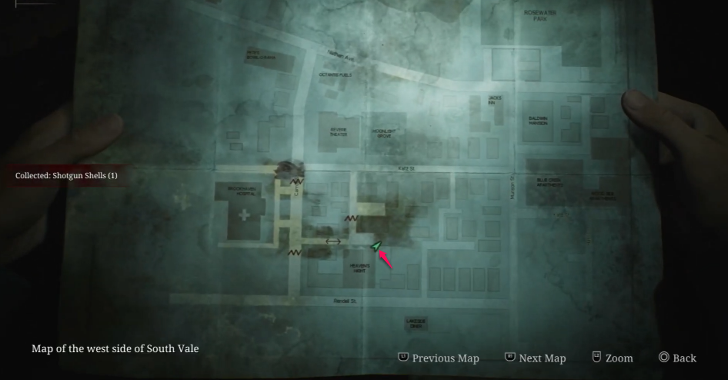 Shotgun Shells South Vale (Otherworld) Map Loc. 2