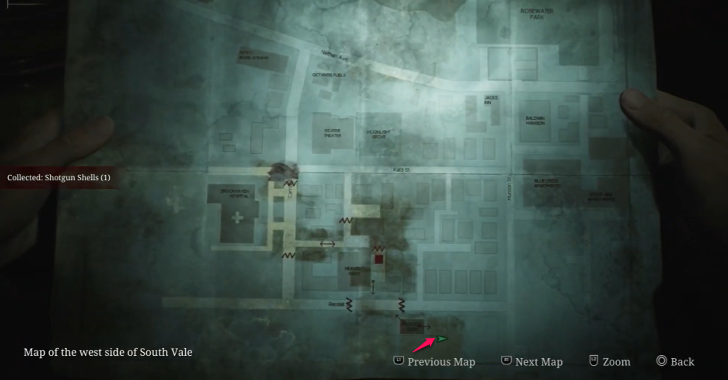Shotgun Shells South Vale (Otherworld) Map Loc. 4