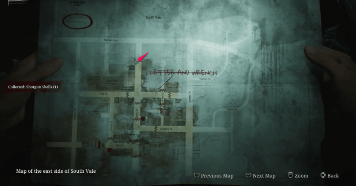 Shotgun Shells South Vale (Otherworld) Map Loc. 10