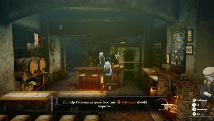 Help Fabienne Prepare Food