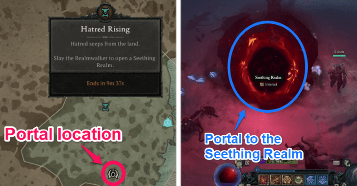 Seething Realm Location