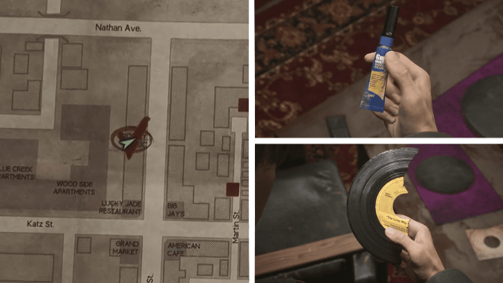 Vinyl Glue and Broken Vinyl Location