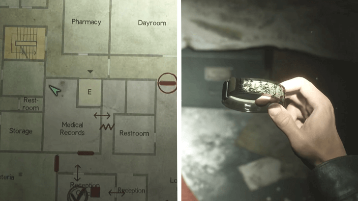 Marked Bracelet Location