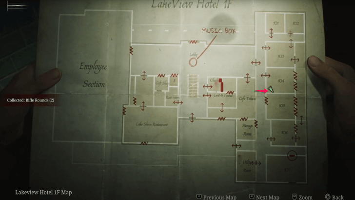 Rifle Rounds Lakeview Hotel Map Loc. 2