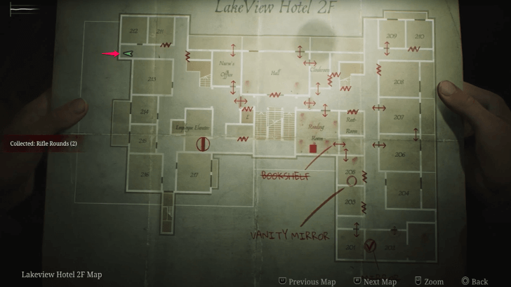 Rifle Rounds Lakeview Hotel Map Loc. 5