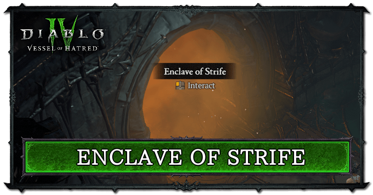 Dark Citadel Left Wing: Enclave of Strife Guide | Diablo 4: Vessel 