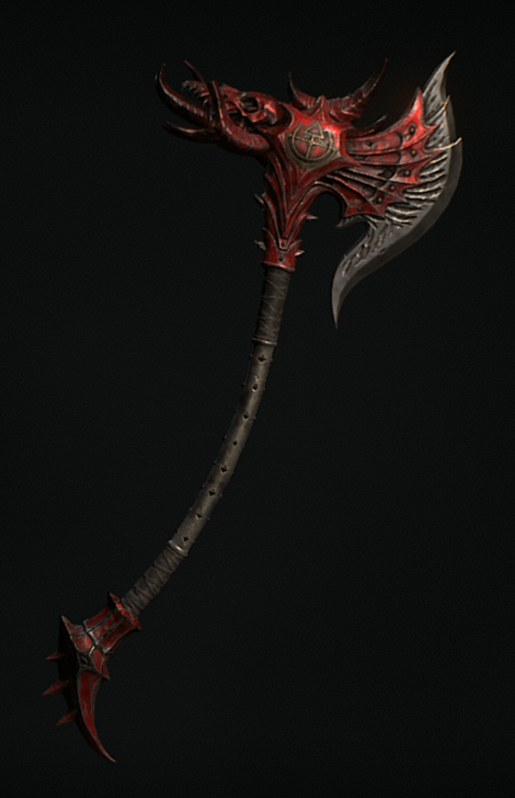 Diablo 4 - Securis Diabolos Weapon Transmog