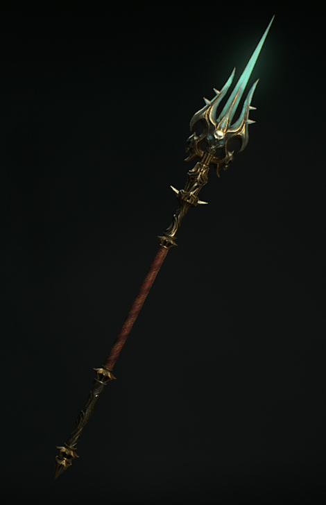 Diablo 4 - Pike of the War Wraith Weapon Transmog