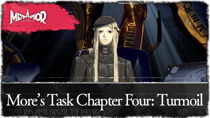More’s Task Chapter Four: Turmoil