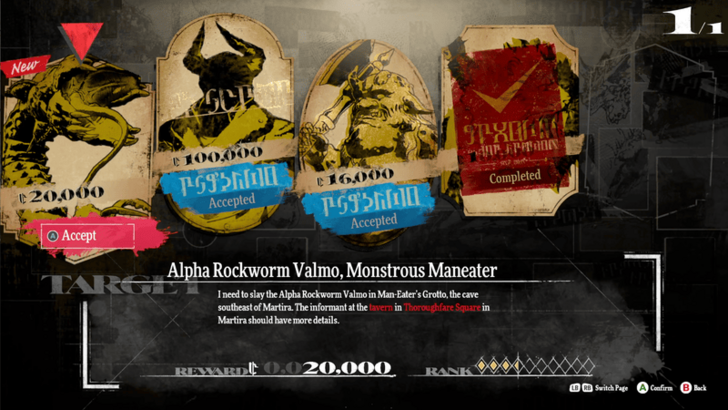 Metaphor Refantazio - The Man-Eater in the Mine Bounty