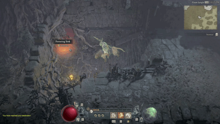Diablo 4 Festering Sink Cellar Location