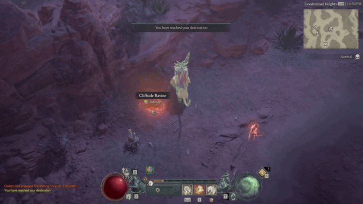 Diablo 4 Cliffside Ravine Cellar Location