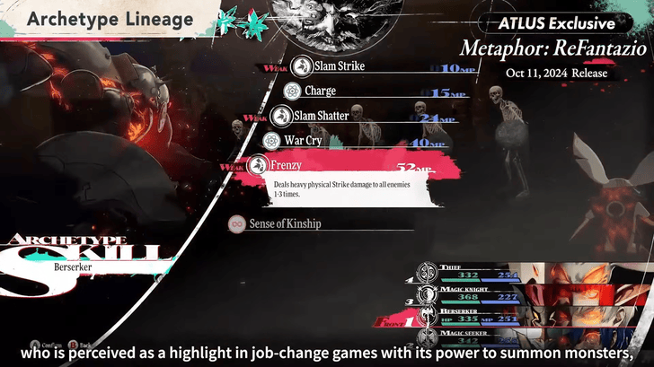 Metaphor ReFantazio - Berserker