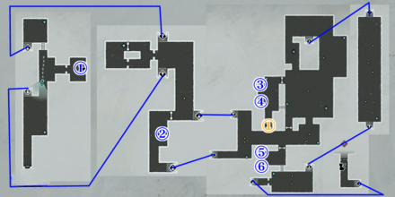 Metaphor ReFantazio - Belega Corridor Collectibles Map